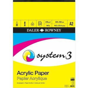 Daler Rowney System3 Acrylic Skicár System3 A2 230 g vyobraziť