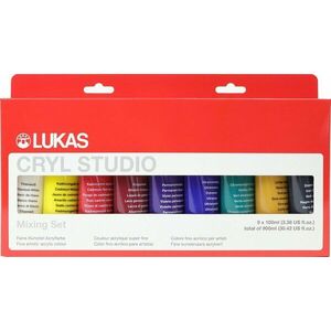 Lukas Cryl Studio Sada akrylových farieb Mix 2 9 x 100 ml vyobraziť