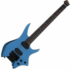 HILS Guitars HN5 NEXT Emerald Blue Metallic Headless gitara vyobraziť