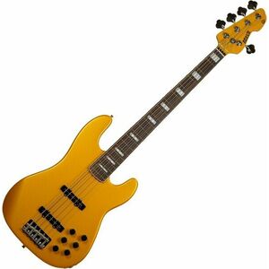 Markbass GV 5 Gloxy CR RW Metallic Yellow 5-strunová basgitara vyobraziť