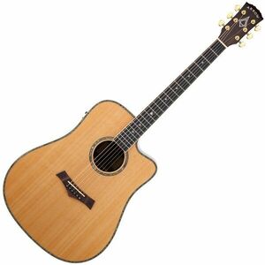 Arrow Platinum Elite D CE Natural Elektroakustická gitara Dreadnought vyobraziť