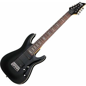 Schecter Omen-8 Black 8-strunová elektrická gitara vyobraziť