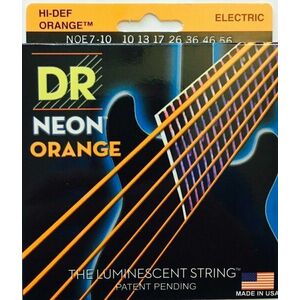 DR Strings Neon Hi-Def NOE7-10 Struny pre elektrickú gitaru vyobraziť