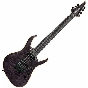 Jackson Chris Broderick Soloist 7 Transparent Black Elektrická gitara vyobraziť