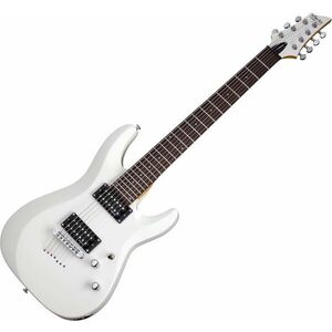 Schecter C-7 Deluxe Satin White Elektrická gitara vyobraziť