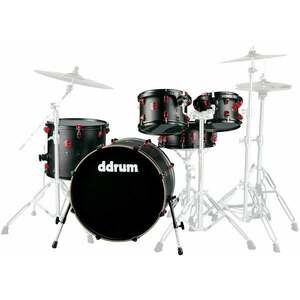 DDRUM Hybrid 5 Acoustic/Trigger Satin Black Akustická bicia sada vyobraziť