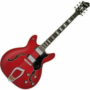 Hagstrom Viking Cherry Transparent Semiakustická gitara vyobraziť