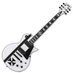 ESP LTD Iron Cross James Hetfield Snow White Elektrická gitara vyobraziť