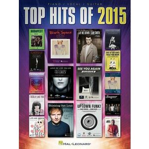 Hal Leonard Top Hits of 2015 Piano, Vocal and Guitar Noty vyobraziť