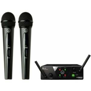 AKG WMS40 Mini Dual Vocal Bezdrôtový set ISM2: 864.375MHz + ISM3: 864.85MHz vyobraziť