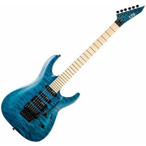 ESP LTD MH-203QM See Thru Blue Elektrická gitara vyobraziť