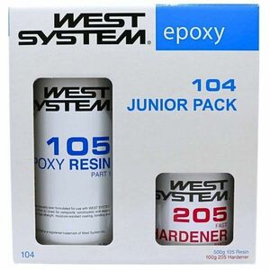 West System Junior Pack Fast 105+205 Transparent 600 g Polyester, Epoxid vyobraziť