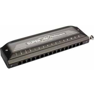 Hohner M758601 Super 64X Chromatická ústna harmonika vyobraziť