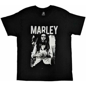 Bob Marley Tričko Black & White Unisex Black L vyobraziť