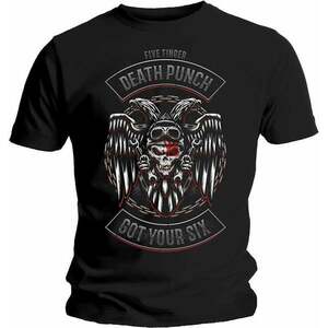 Five Finger Death Punch Tričko Biker Badge Unisex Black XL vyobraziť