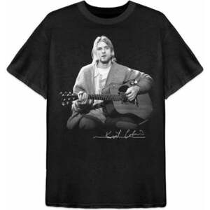 Kurt Cobain Tričko Guitar Live Photo Unisex Black M vyobraziť