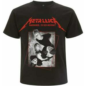 Metallica Tričko Hardwired Band Concrete Unisex Black 2XL vyobraziť