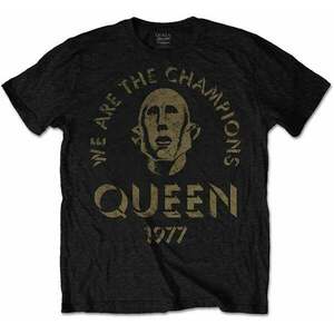 Queen Tričko We Are The Champions Unisex Black L vyobraziť