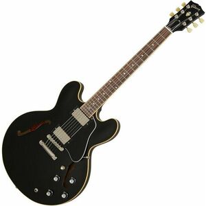 Gibson ES-335 Vintage Ebony Semiakustická gitara vyobraziť