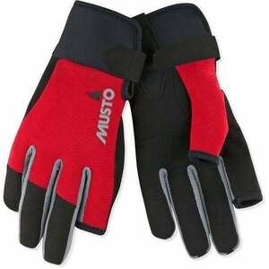 Musto Essential Sailing Long Finger True Red L Jachtárske rukavice vyobraziť