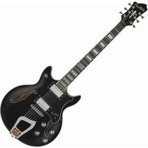 Hagstrom Alvar Black Semiakustická gitara vyobraziť