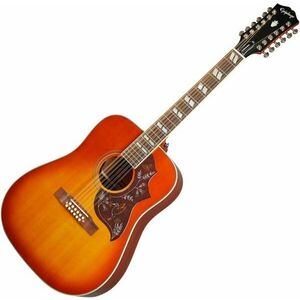 Epiphone Masterbilt Hummingbird 12 Aged Cherry Sunburst 12-strunová elektroakustická gitara vyobraziť