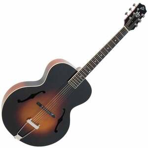 The Loar LH-600 Vintage Sunburst Semiakustická gitara vyobraziť