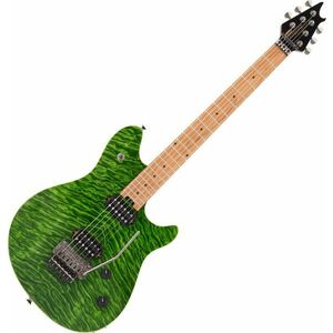 EVH Wolfgang Standard QM Baked MN Transparent Green Elektrická gitara vyobraziť