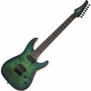 Schecter C-7 Pro Aqua Burst Elektrická gitara vyobraziť