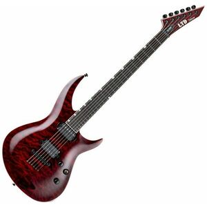 ESP LTD H3-1000 QM See Thru Black Cherry Elektrická gitara vyobraziť