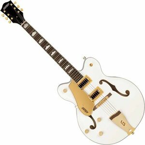 Gretsch G5422GLH Electromatic DC LRL Snowcrest White Semiakustická gitara vyobraziť