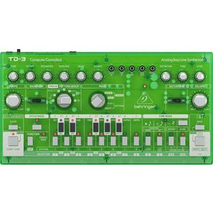 Behringer TD-3 Syntetizátor Transparent Green vyobraziť