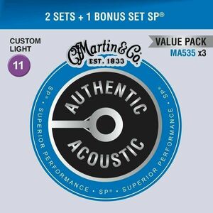 Martin MA535 Authentic Acoustic x3 Struny pre akustickú gitaru vyobraziť