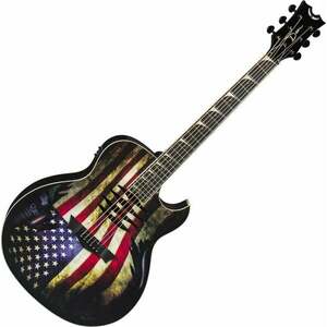 Dean Guitars Mako Valor A/E USA Flag Elektroakustická gitara Jumbo vyobraziť