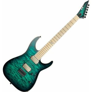 ESP M-II NT Black Turquoise Burst Elektrická gitara vyobraziť