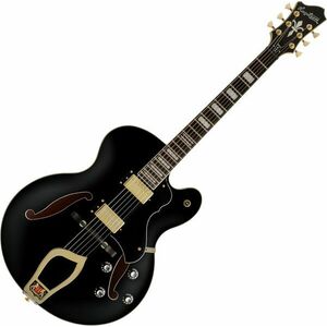 Hagstrom HJ500 Black Semiakustická gitara vyobraziť