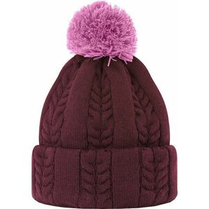 Footjoy Womens Cable Knit Bobble Fig/Pink UNI Čiapka vyobraziť