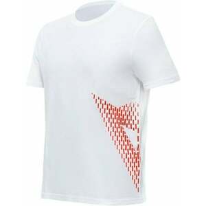 Dainese T-Shirt Big Logo White/Fluo Red 3XL Tričko vyobraziť