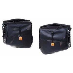 Woho X-Touring Bikepacking Pannier Pair Taška na nosič Cyber Camo Diamond Black 36 L vyobraziť