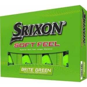 Srixon Soft Feel Brite Brite Green Golfové lopty vyobraziť