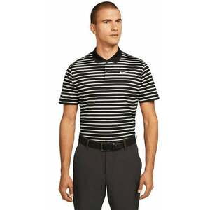 Nike Dri-Fit Victory Mens Striped Golf Black/White XL Polo košeľa vyobraziť