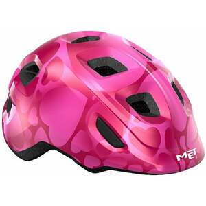 MET Hooray Pink Hearts/Glossy XS (46-52 cm) Detská prilba na bicykel vyobraziť