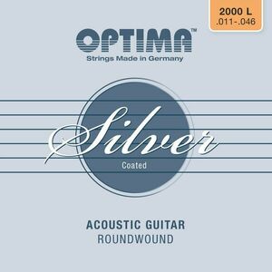 Optima 2000.L Silver Acoustic Light Struny pre akustickú gitaru vyobraziť