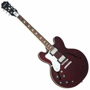 Epiphone Noel Gallagher Riviera (Left-Handed) Dark Wine Red Semiakustická gitara vyobraziť