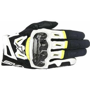 Alpinestars SMX-2 Air Carbon V2 Gloves Black/White/Yellow Fluo XL Rukavice vyobraziť