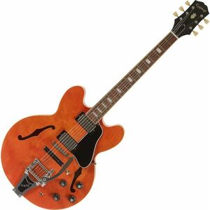 Epiphone ES-335 Bigsby Watermelon Red Semiakustická gitara vyobraziť