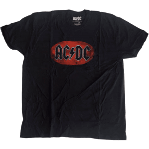 AC/DC Tričko Oval Logo Vintage Unisex Black XL vyobraziť