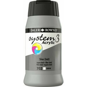 Daler Rowney System3 Akrylová farba Silver Imitation 500 ml 1 ks vyobraziť