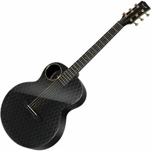 Enya Music X4 Pro Mini Acoustic Plus Black Elektroakustická gitara Jumbo vyobraziť