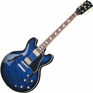 Gibson ES-335 Figured Deep Ocean Burst Semiakustická gitara vyobraziť